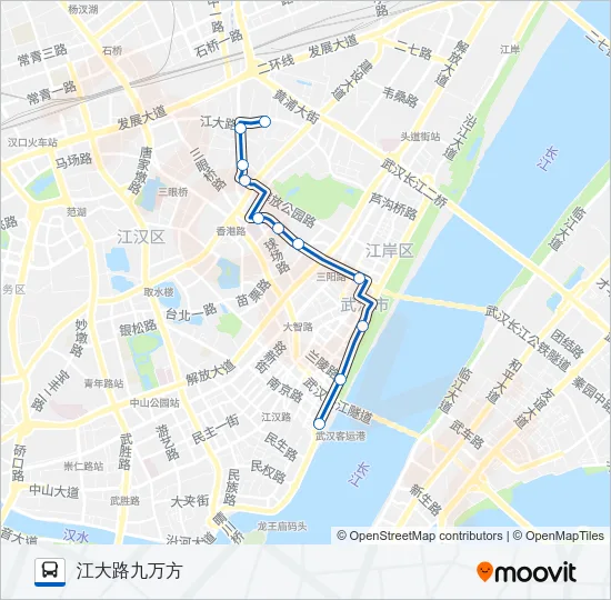 68路 Bus Line Map