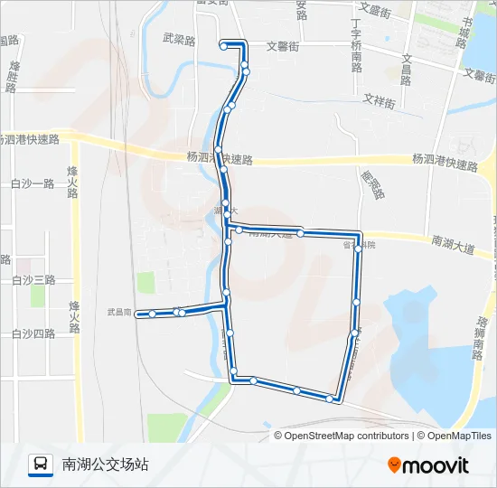 74路 Bus Line Map