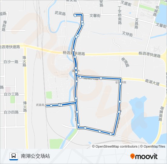 74路 bus Line Map