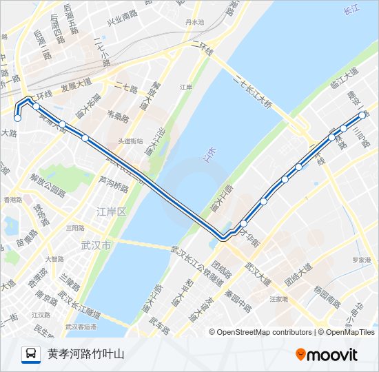 公交76路的线路图