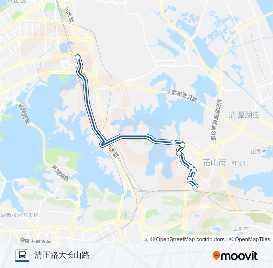 公交118路的线路图