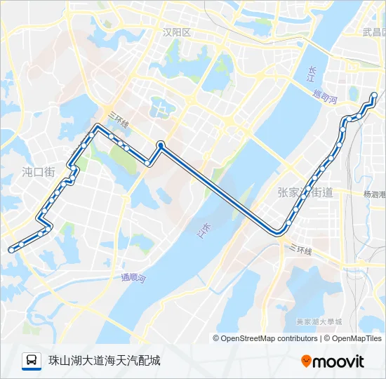 202路 Bus Line Map