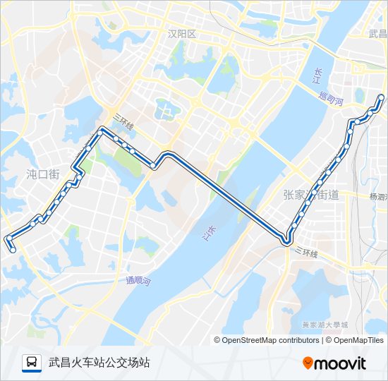 公交202路的线路图