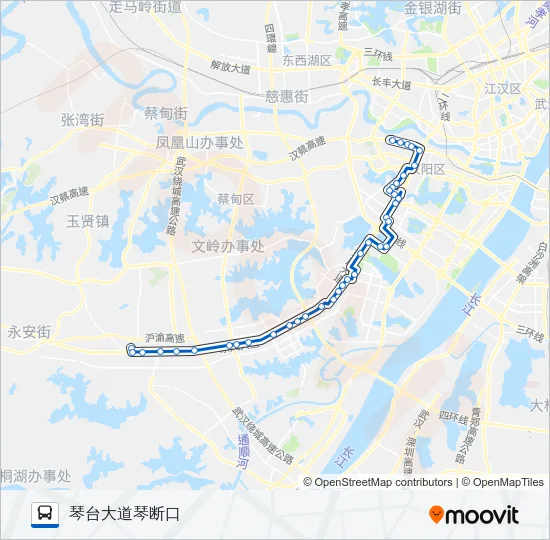 205路 Bus Line Map