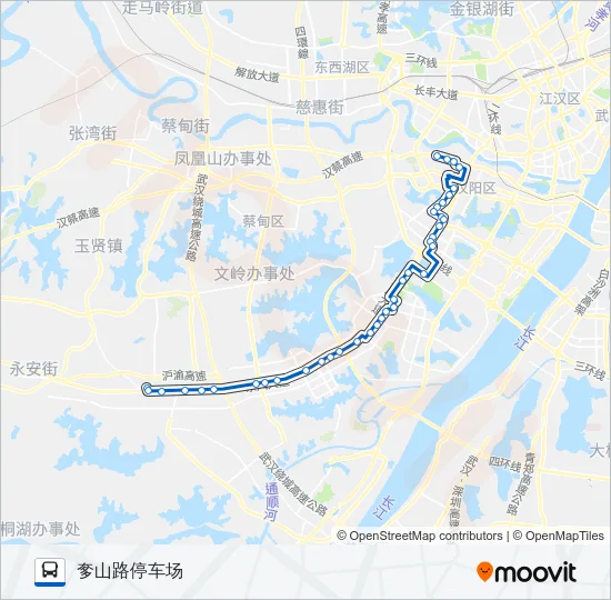 205路 Bus Line Map