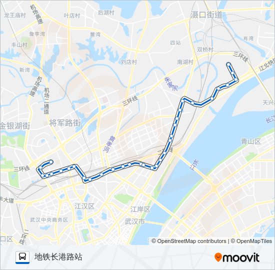 公交211路的线路图