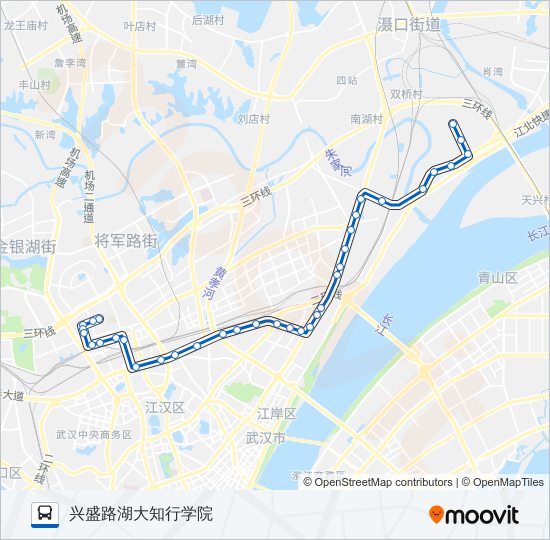 公交211路的线路图