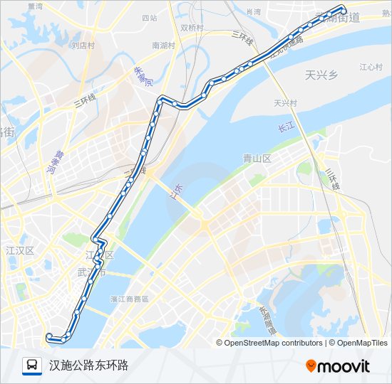 公交212路的线路图