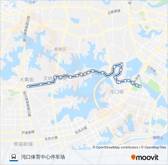 公交213路的线路图