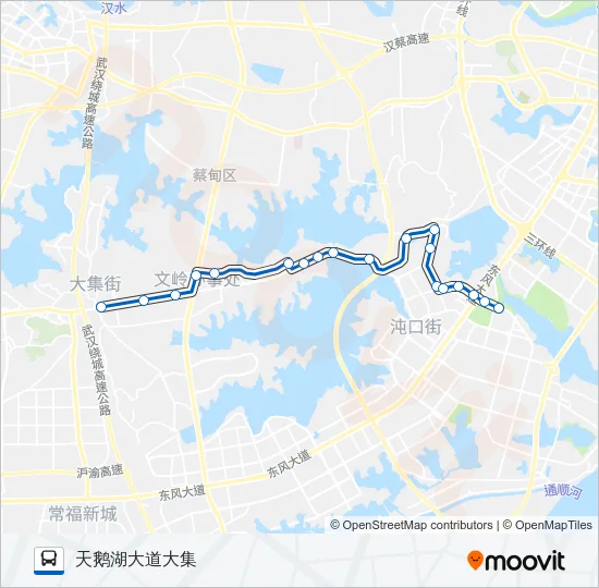 公交213路的线路图