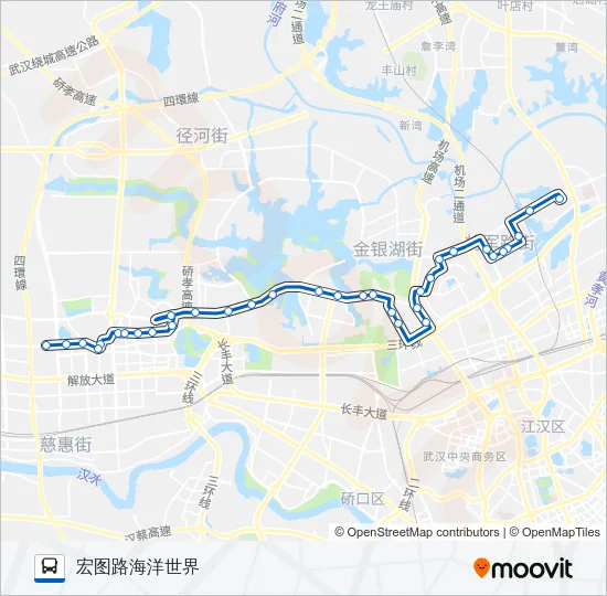 216路 Bus Line Map