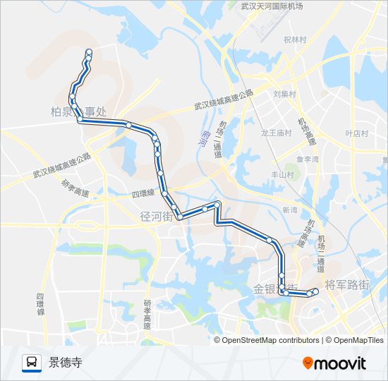 公交217路的线路图