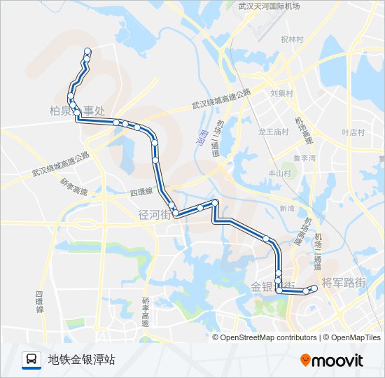 公交217路的线路图
