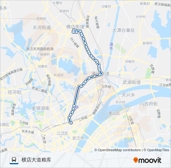 公交228路的线路图