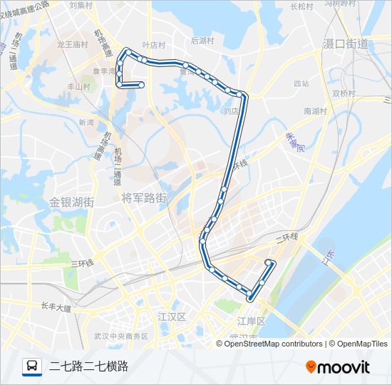 公交229路的线路图