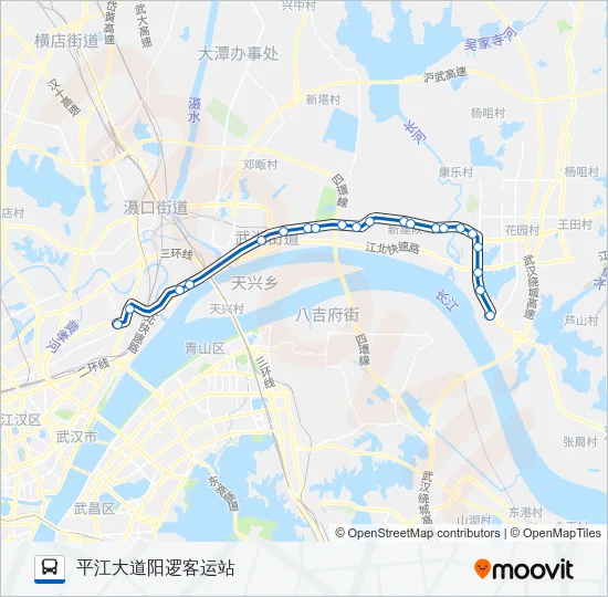 232路 Bus Line Map