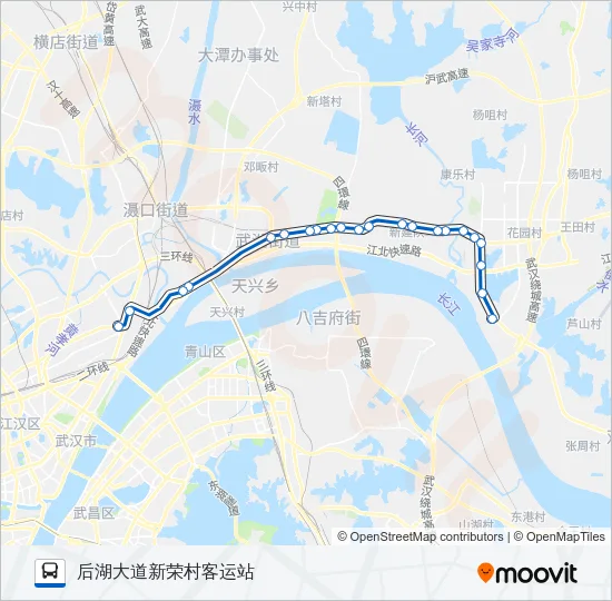 232路 Bus Line Map