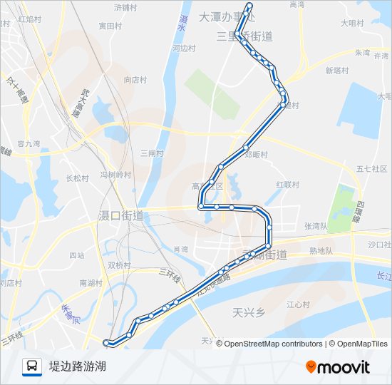 公交253路的线路图