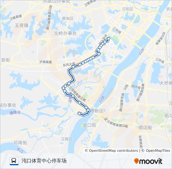 261路 bus Line Map