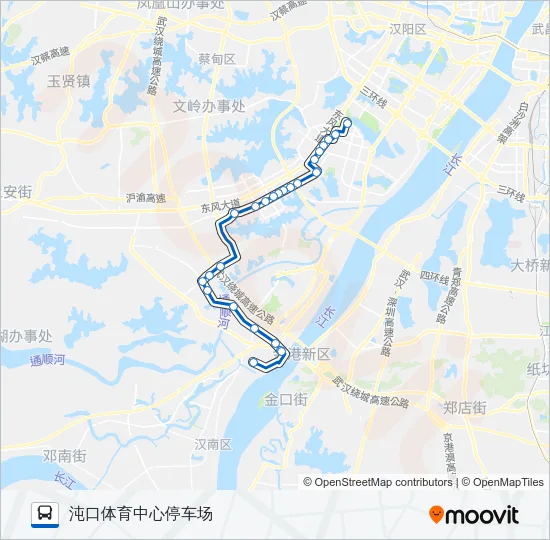 261路 Bus Line Map