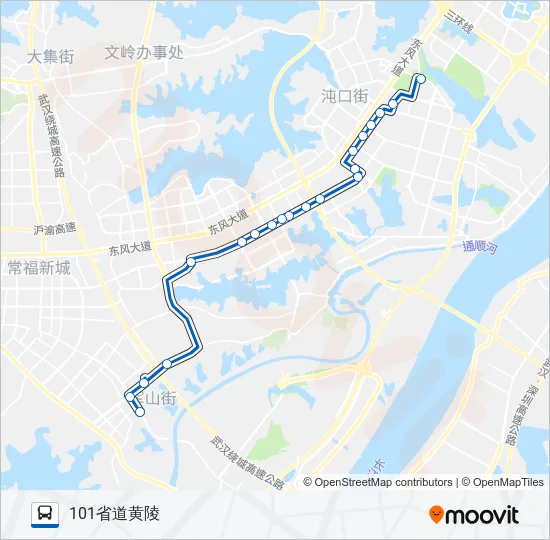 261路 Bus Line Map