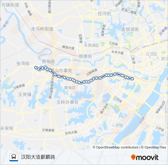 公交266路的线路图