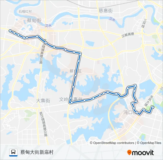 267路 Bus Line Map