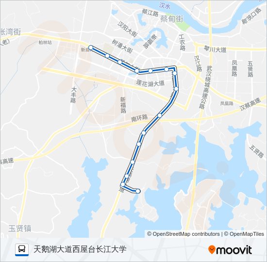 公交268路的线路图