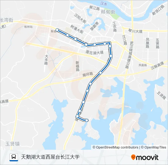268路 Bus Line Map
