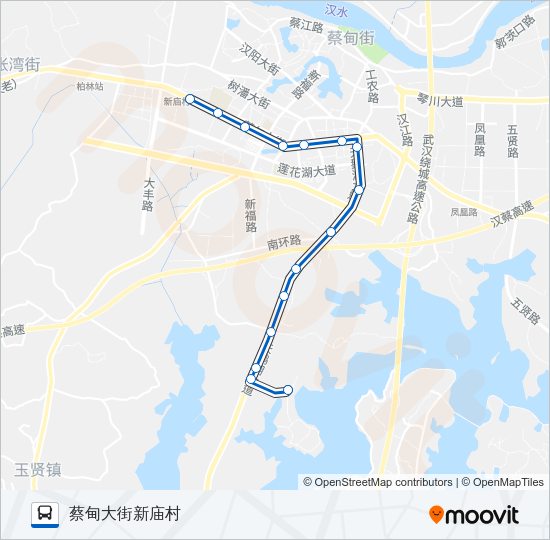 公交268路的线路图