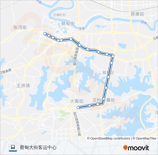 公交269路的线路图