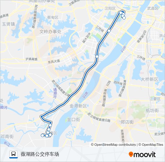 公交273路的线路图