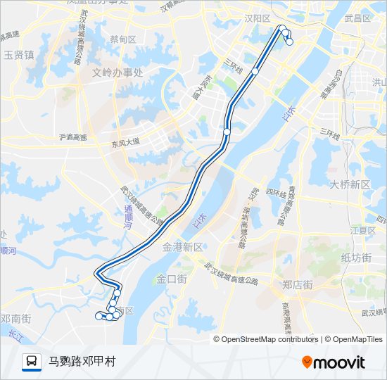 公交273路的线路图