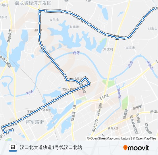 公交286路的线路图