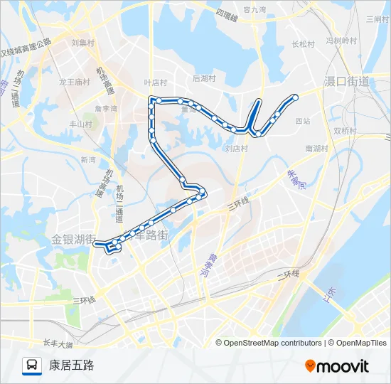 286路 Bus Line Map