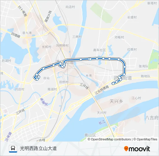 287路 Bus Line Map