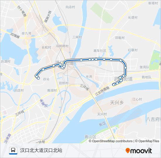 公交287路的线路图