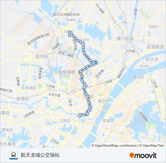 公交291路的线路图