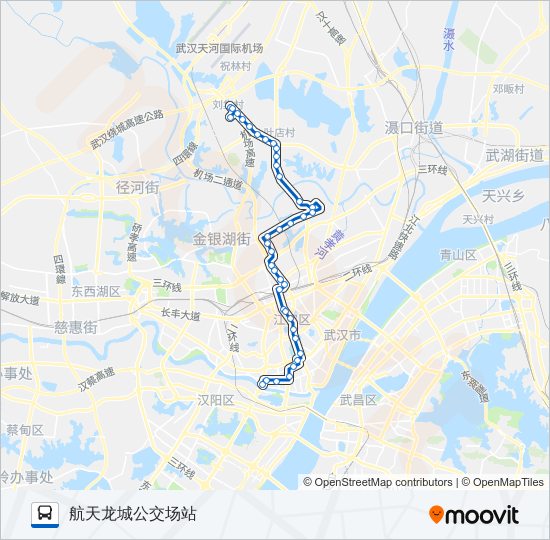 公交291路的线路图