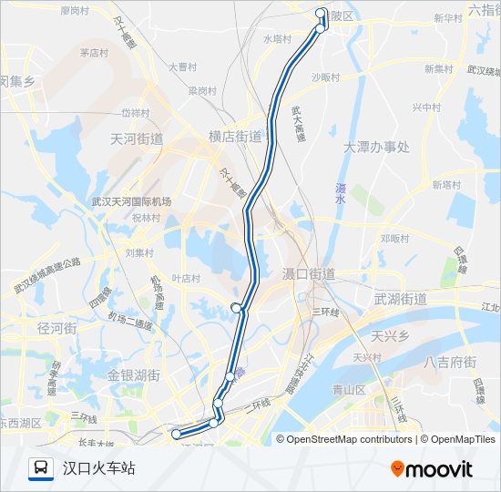 公交292路的线路图
