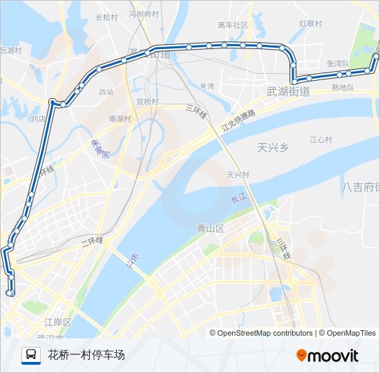 公交293路的线路图