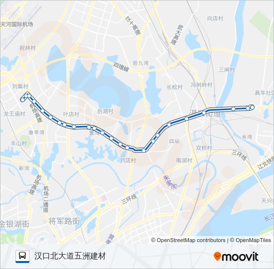 公交298路的线路图