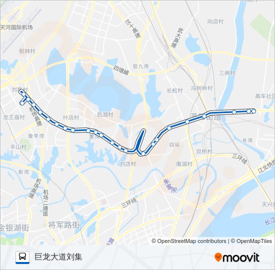 公交298路的线路图