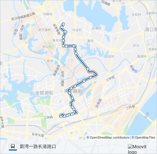 公交299路的线路图