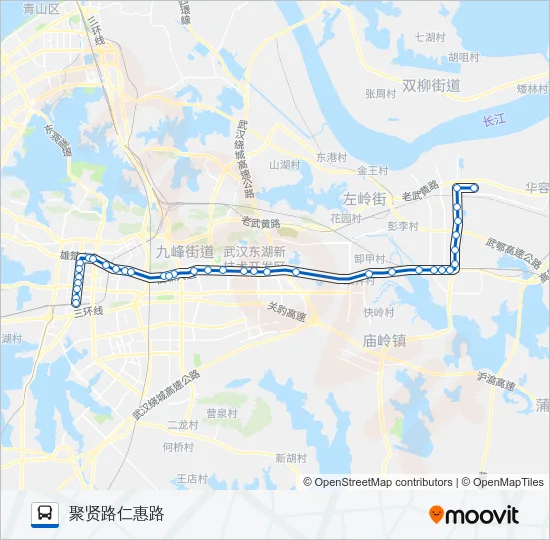 公交301路的线路图