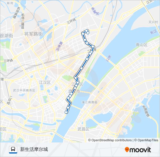 公交313路的线路图