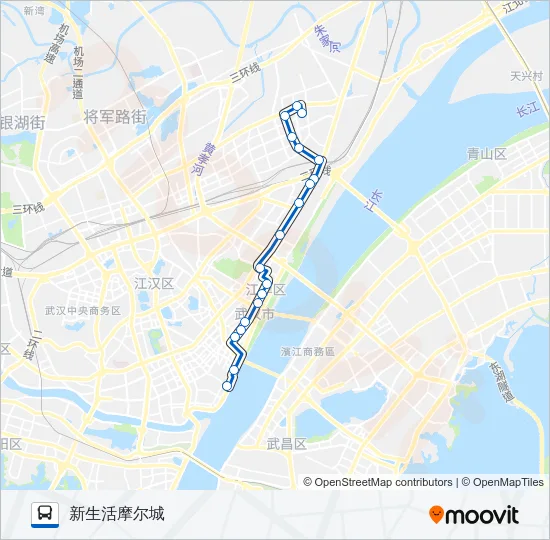 公交313路的线路图