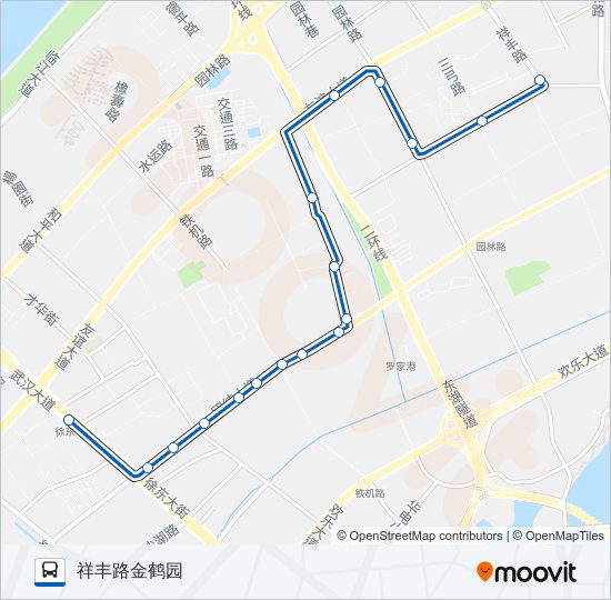 公交315路的线路图