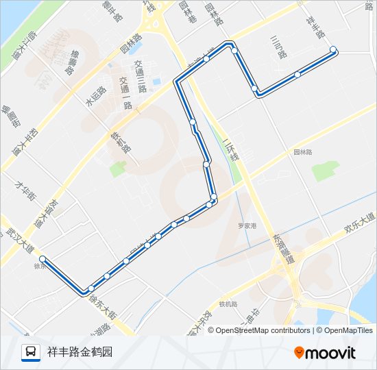 公交315路的线路图