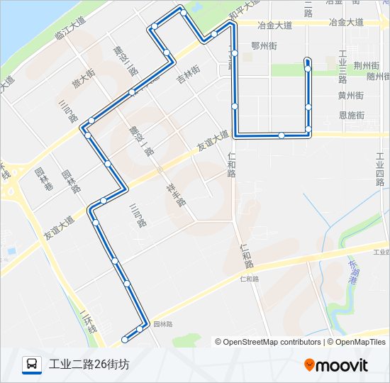 公交316路的线路图